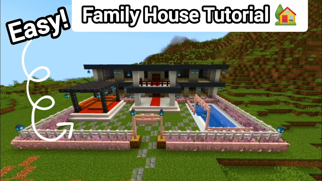 Minecraft: How to make Family House | Tutorial 🏡
