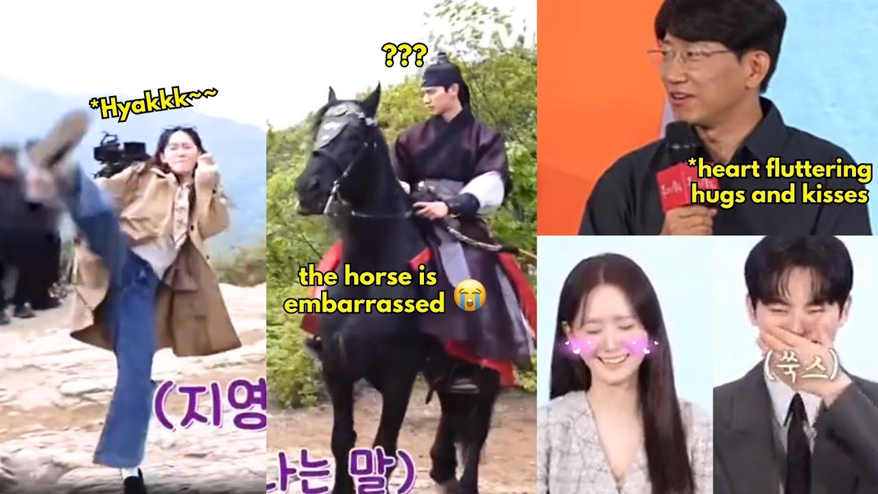 Not Lee Chaemin’s horse turning away when YoonA was acting out Jiyoung's famous taekwondo scene😂