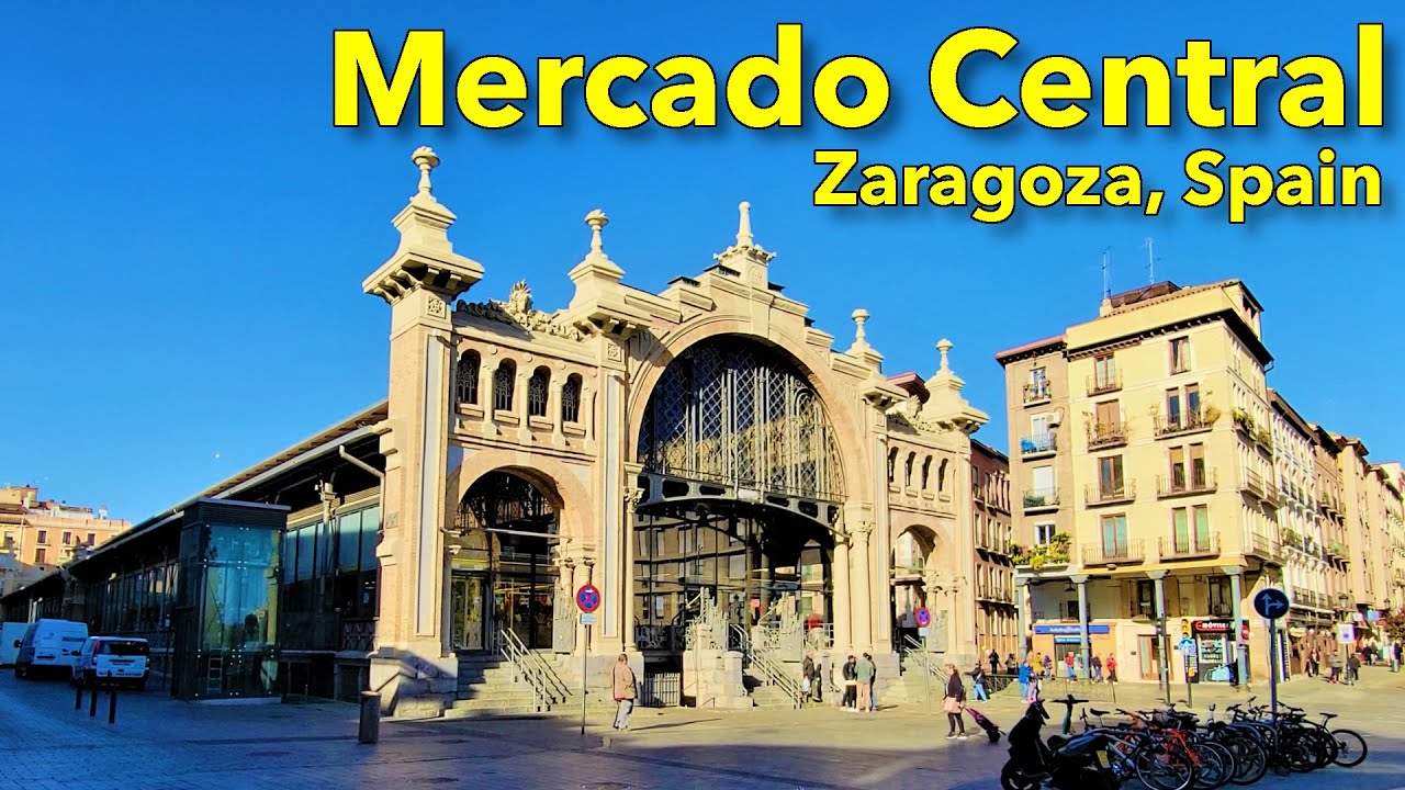 Exploring Mercado Central de Zaragoza | Quick Vlog 🇪🇸 |  Zaragoza (Aragon) Spain