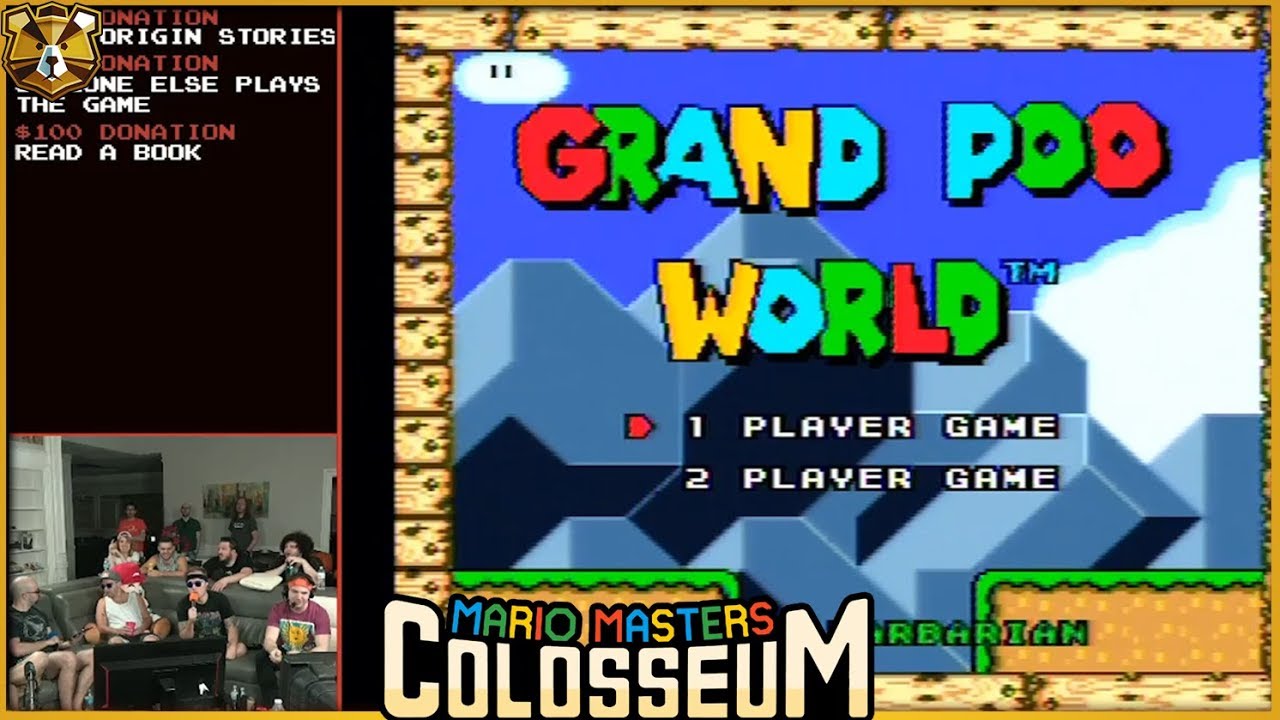 Grand Poo World 1 With LaserBelch Barb, And Tofu! Mario Masters Colosseum 3