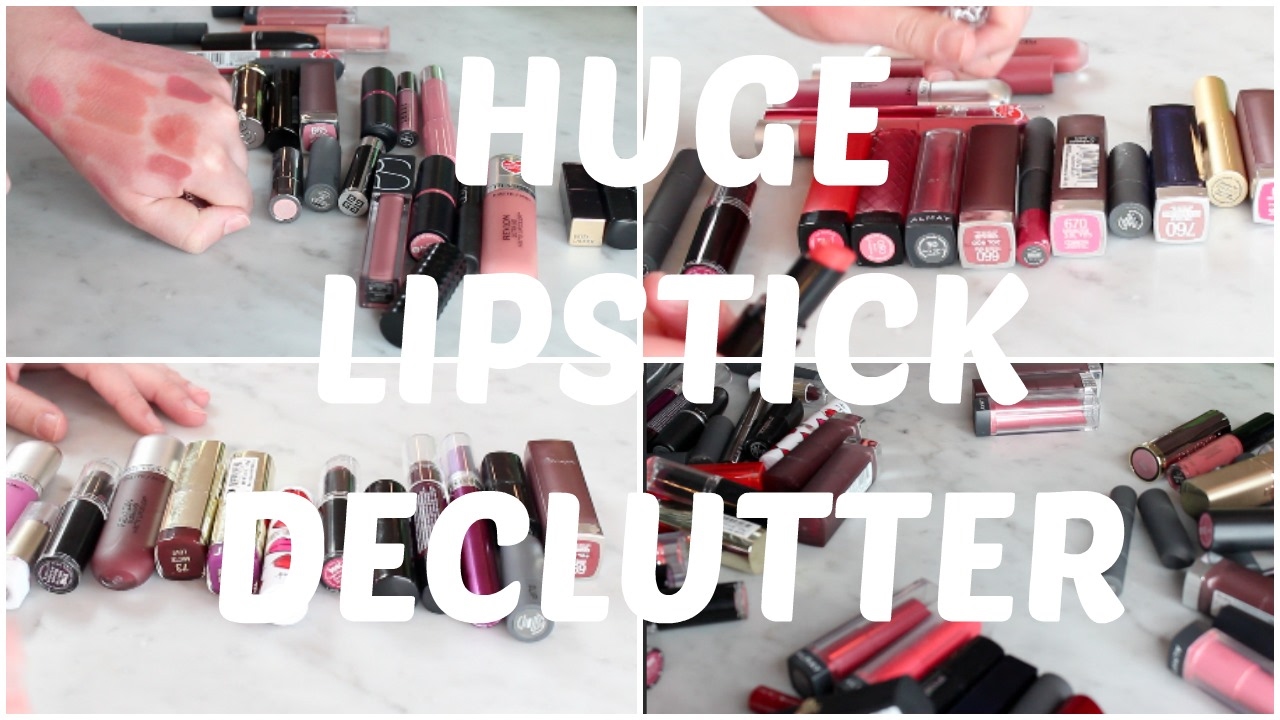 Lipstick Collection and Declutter 2017