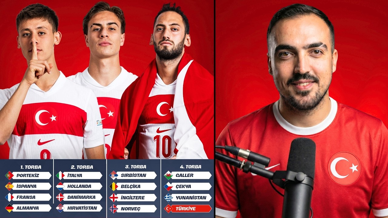Arda Güler, Kenan Yıldız, Hakan Çalhanoğlu | 🇹🇷 Türkiye'mizin UEFA Uluslar Ligi Kura Çekimi Canlı
