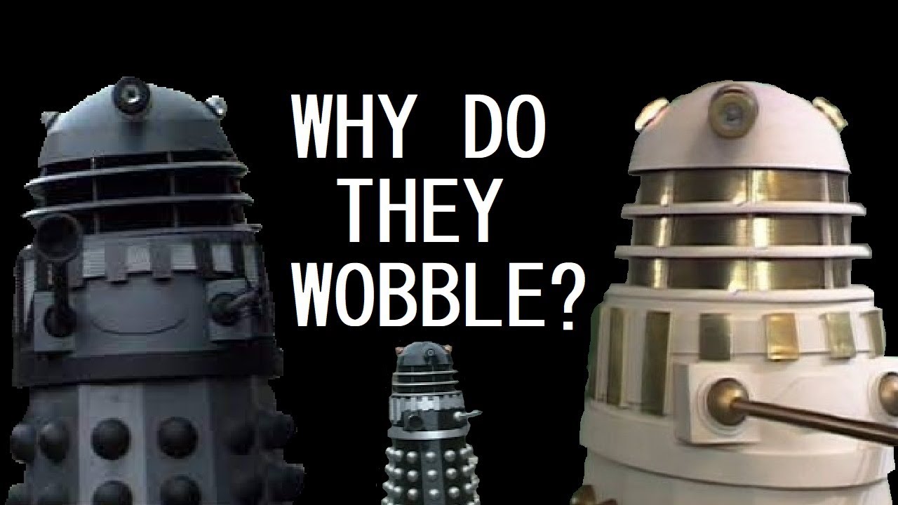 Why do Daleks in Remembrance of the Daleks wobble?
