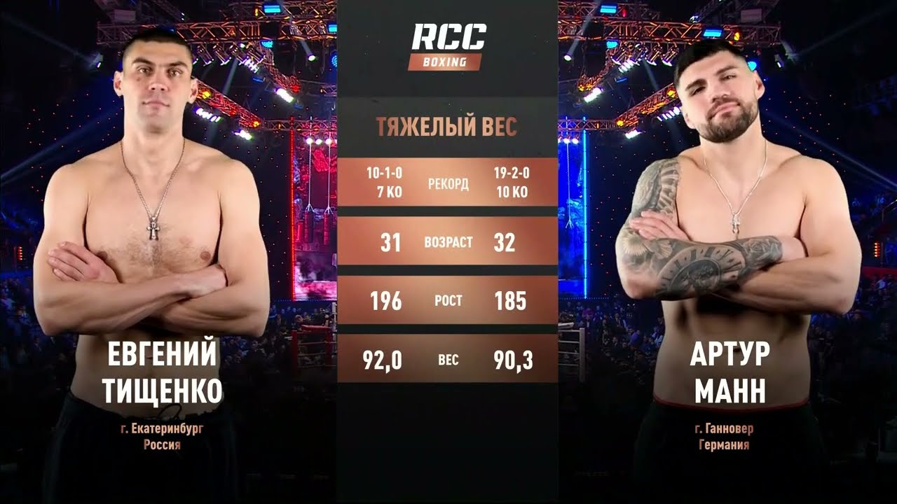 Реванш. НОКДАУН | Евгений Тищенко vs Артур Манн | Evgeny Tishenko vs Artur Mann | Rematch | RCC