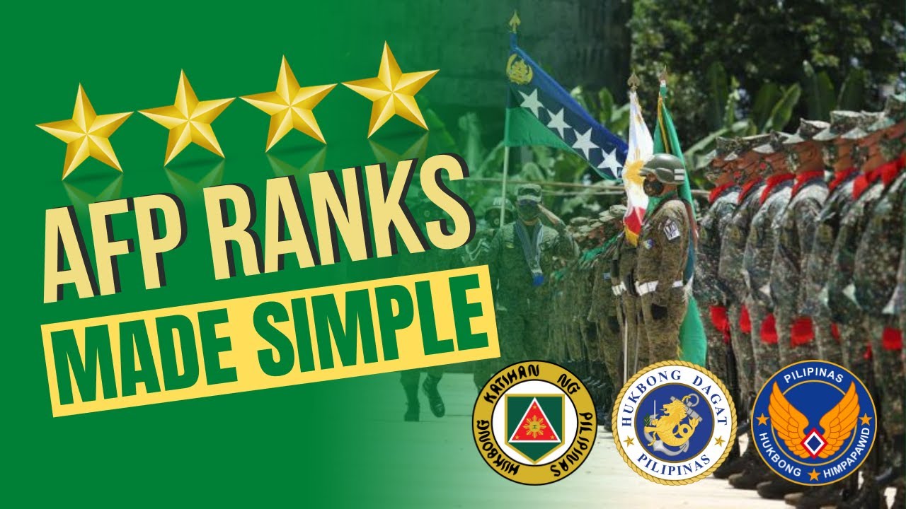 Reservist 101: AFP Organization + Military Ranks Made Simple