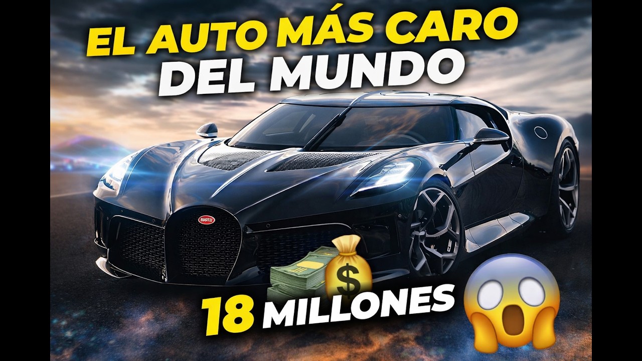El auto más caro del mundo cuesta más de 18 millones 😳#autos #bugatti #autosdelujo #curiosidades