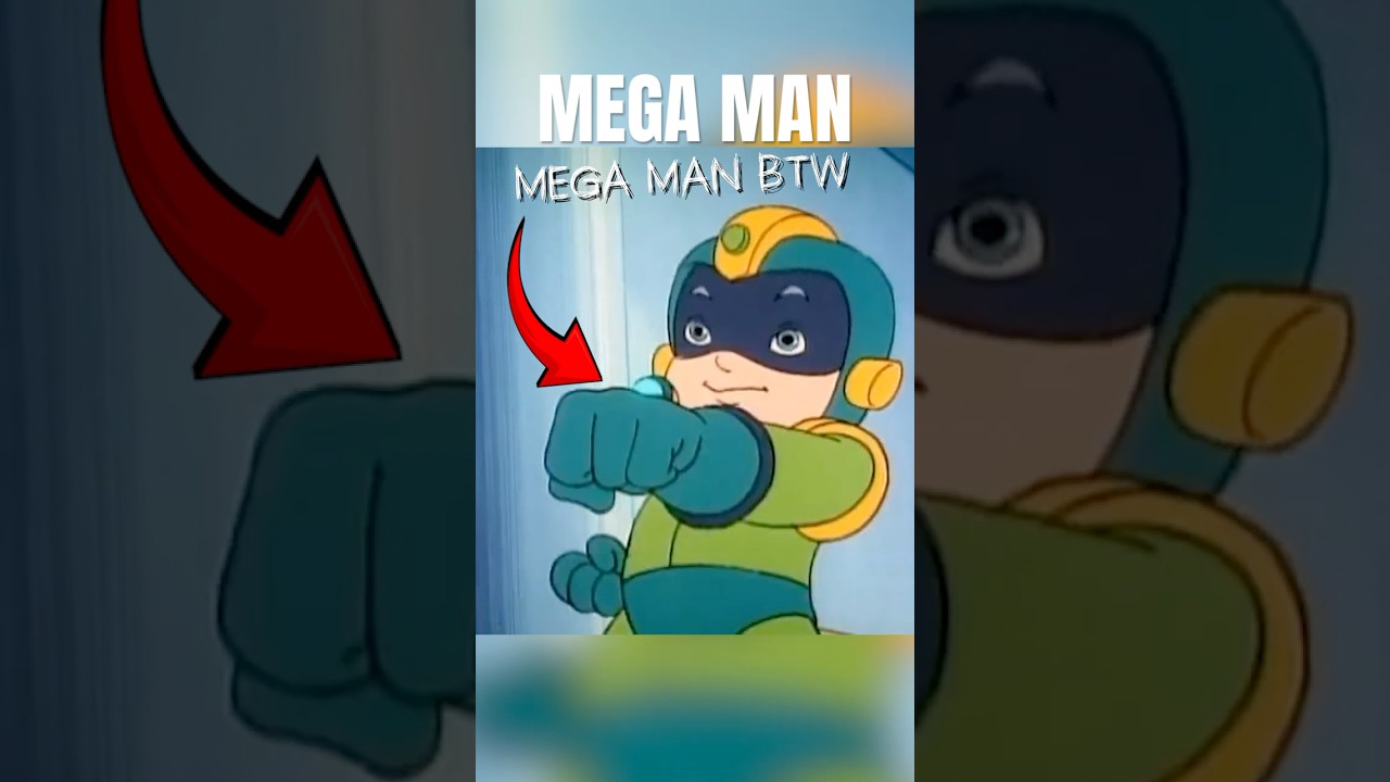 This 80s NINTENDO Cartoon Gave MEGA MAN his most WILD design  #80scartoons #nintendo #megaman