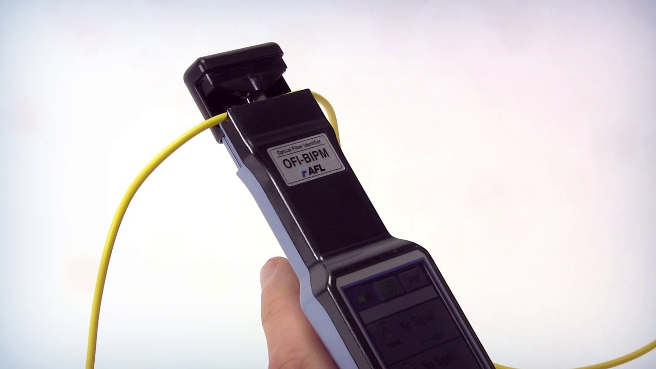 Measuring with the AFL Optical Fiber Identifier (OFI-BIPM)