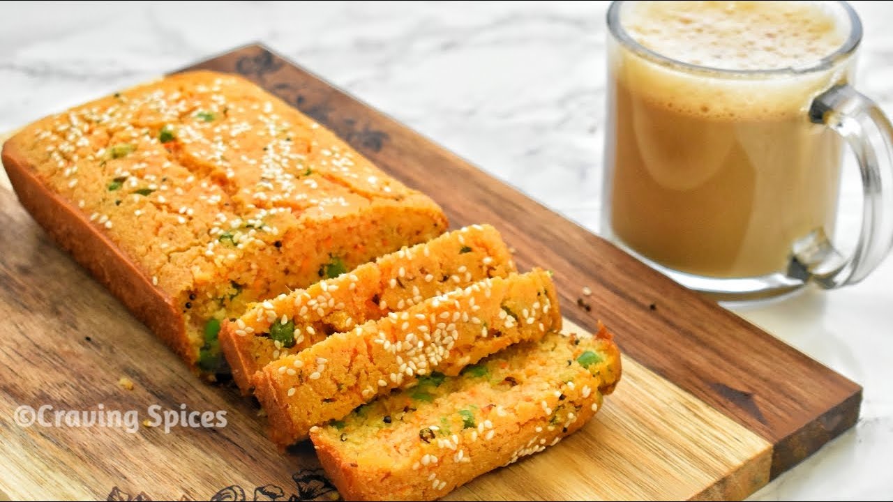 No Sugar Cake | Savory Cake With Rava | Spicy Cake With Semolina | Easy No Sweet Cake