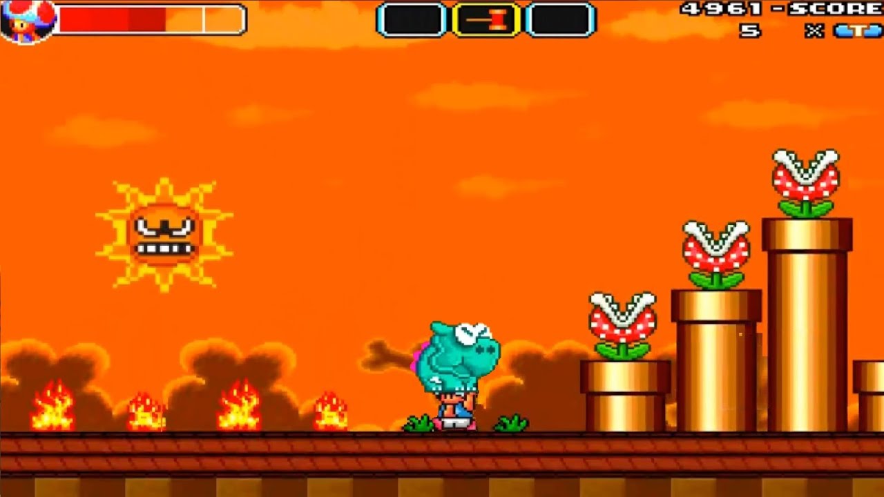 Toad Strikes Back HD 100% World 7: Bowser's Castle Part 1