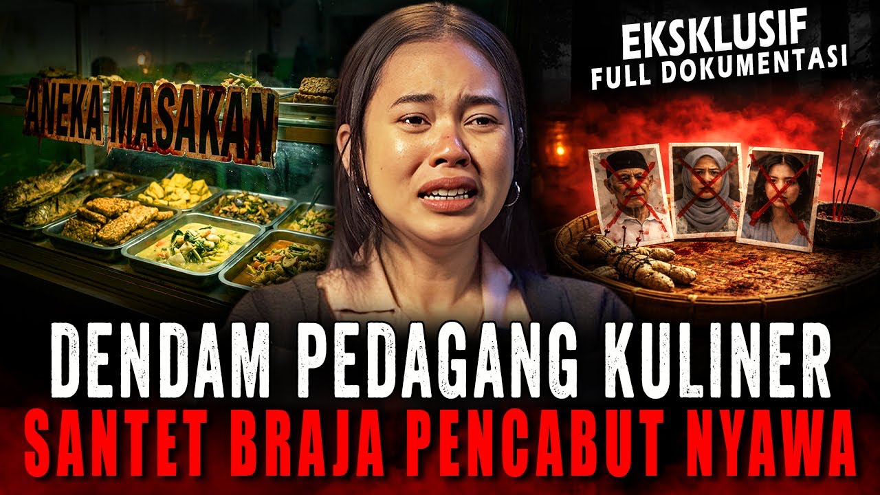 3 TURUNAN DIJAMIN M4T1 AKIBAT BEREBUT LAPAK DAGANGAN !! PEDAGANG KULINER MELAWAN SANTET BRAJA