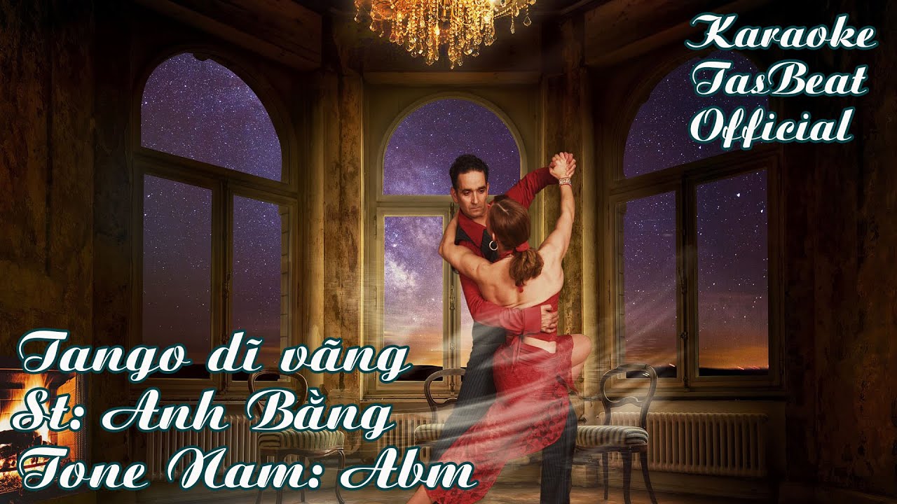 Karaoke Tango Dĩ Vãng - Tone Nam | TAS BEAT