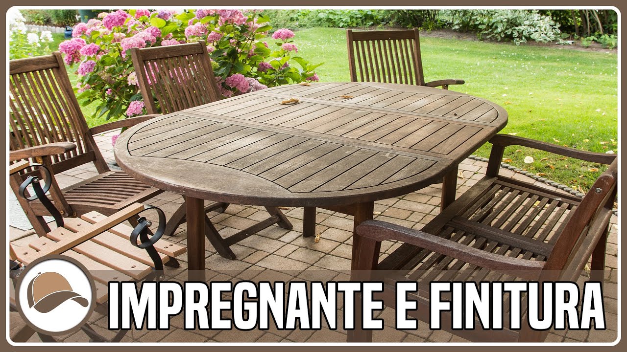 Proteggere mobili da giardino e infissi