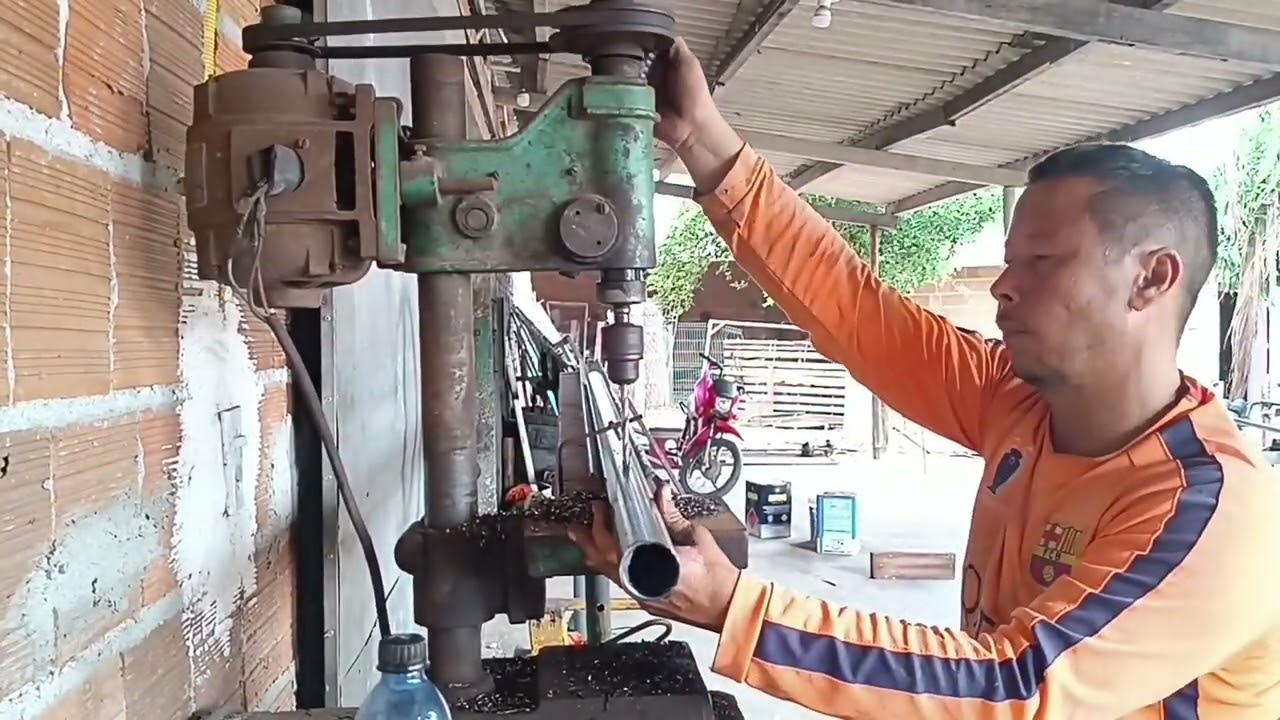 sequência da fabricação de escoras para laje