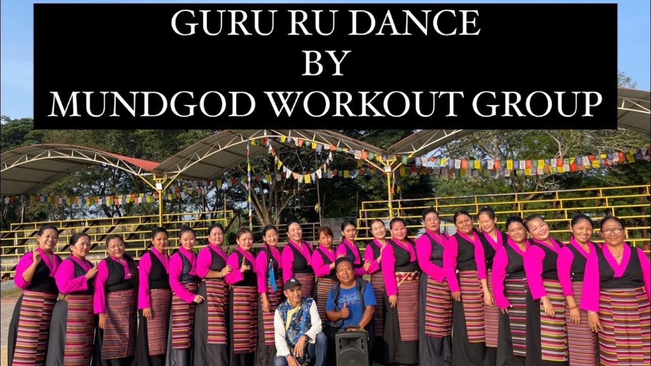Guru ru dance by “Mundgod Morning Workout Group” | New Tibetan Dance 2022.  #lhakardance #mundgod