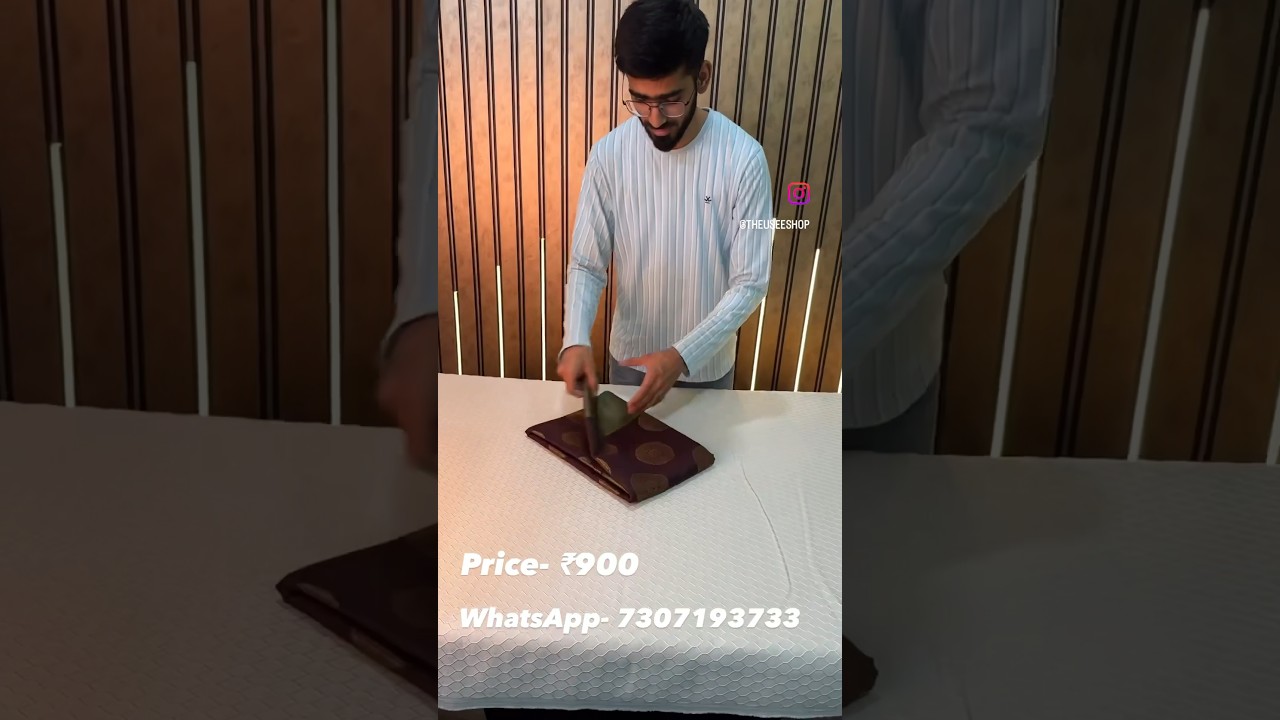 Soft Cotton Silk Traditional Contrast Weave #cottonsilk #softcotton #contrast #embossed #shorts