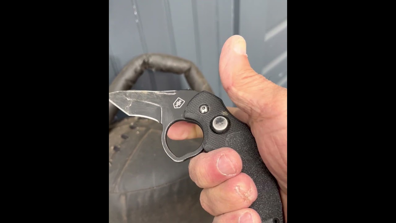 Fox folder,colonel blades PSA keep your finger off the button while using.cigar cutter