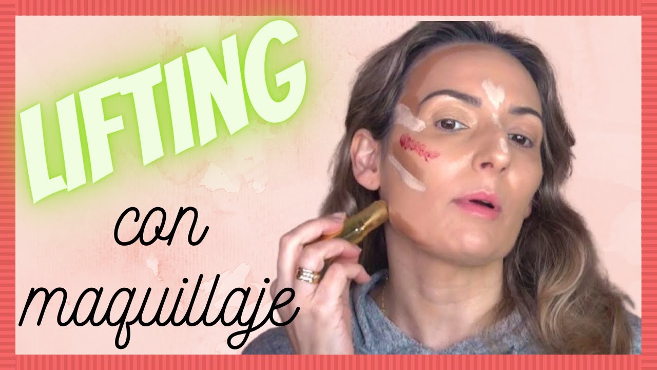 LIFTING con Maquillaje, REJUVENECE en minutos😀 NUEVA TECNICA
