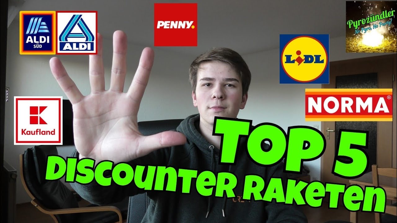 Top 5 Raketen in den Discountern | Silvester 2023/24 | Lidl, Norma, Aldi & Co | Pyrozündler