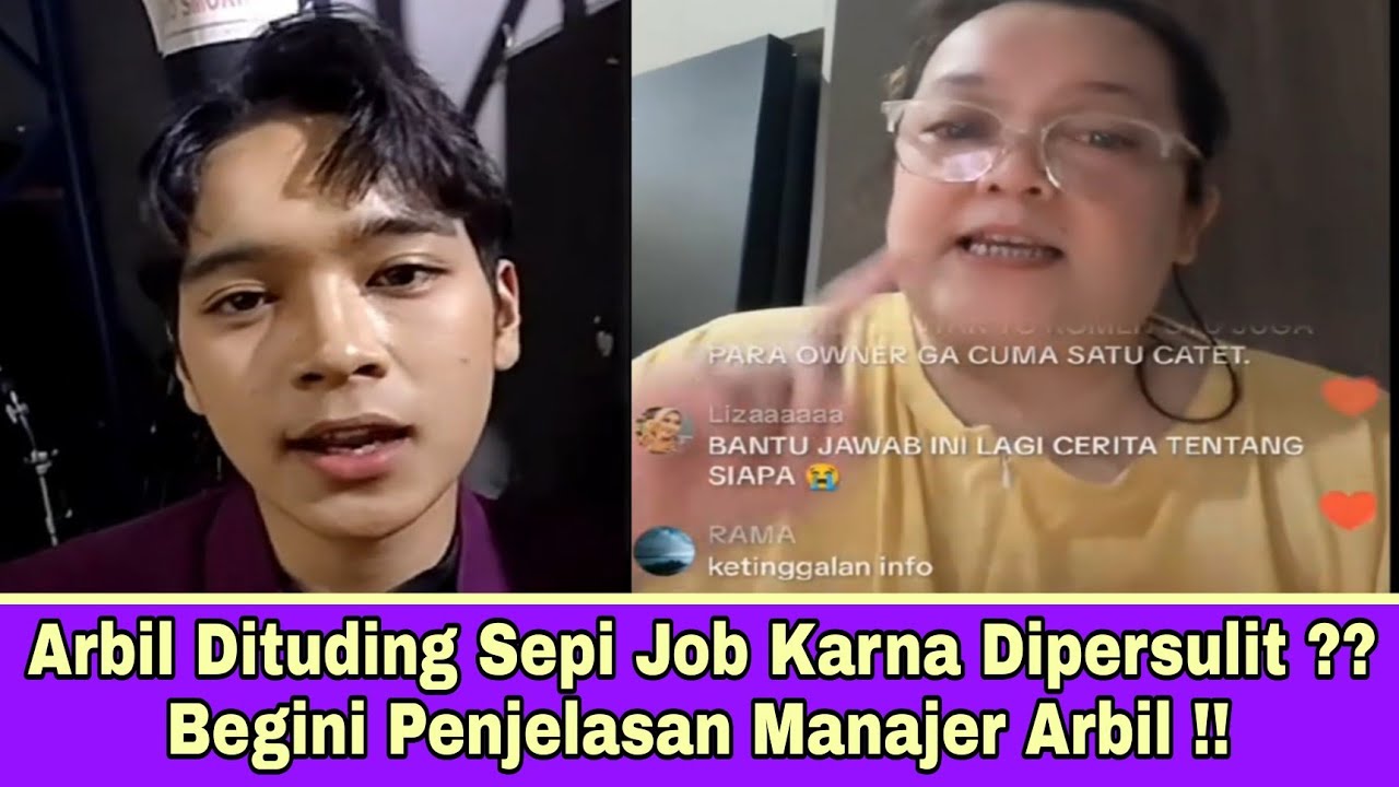 Arbil Dituding Sepi Job Karna Dipersulit?? Begini Penjelasan Manajer Arbil!!
