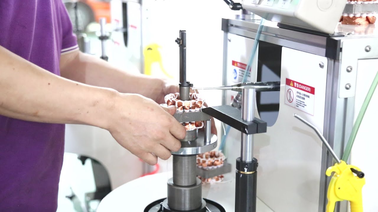 Single-Side Inuction Motor Stator Winding Lacing Machine
