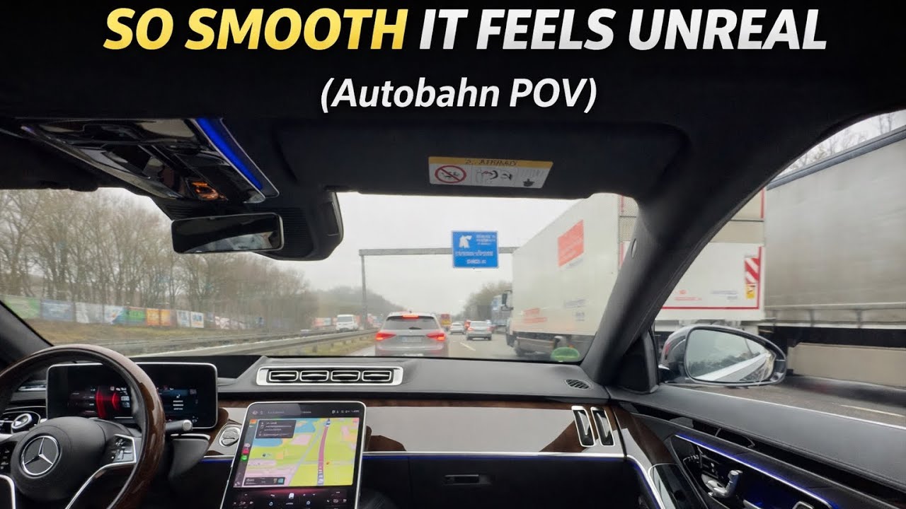 You Won’t Believe How Smooth This Mercedes S500 Is (Autobahn POV)