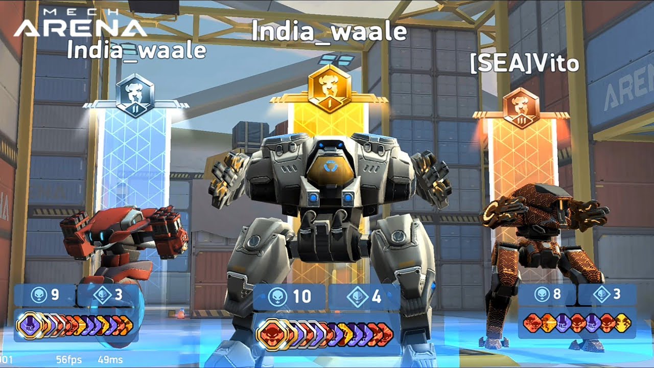 A Match with India Waale in Tournament丨Mech Arena