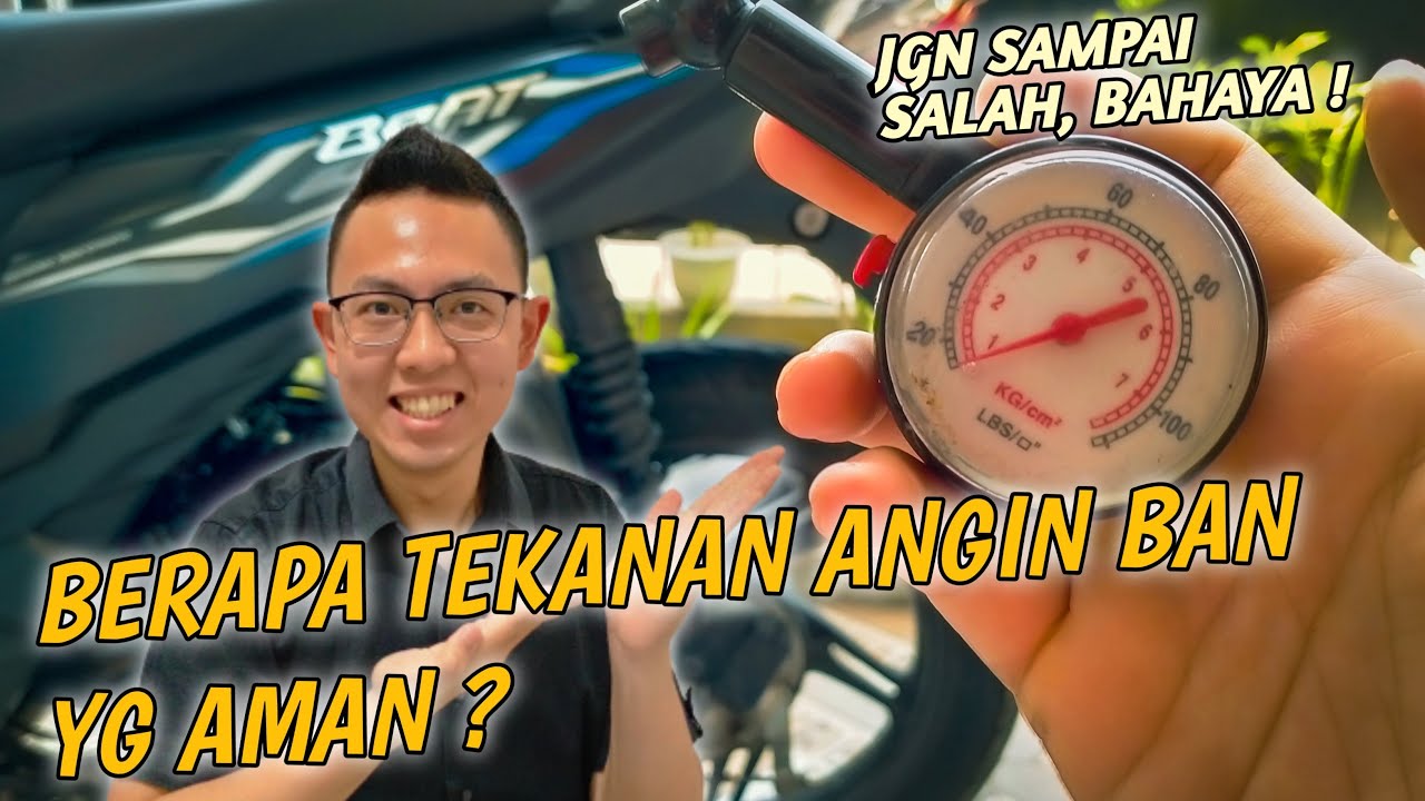 CARA MENGECEK TEKANAN BAN MOTOR | PENGUKUR TEKANAN ANGIN BAN MOTOR | TIRE PRESSURE GAUGE