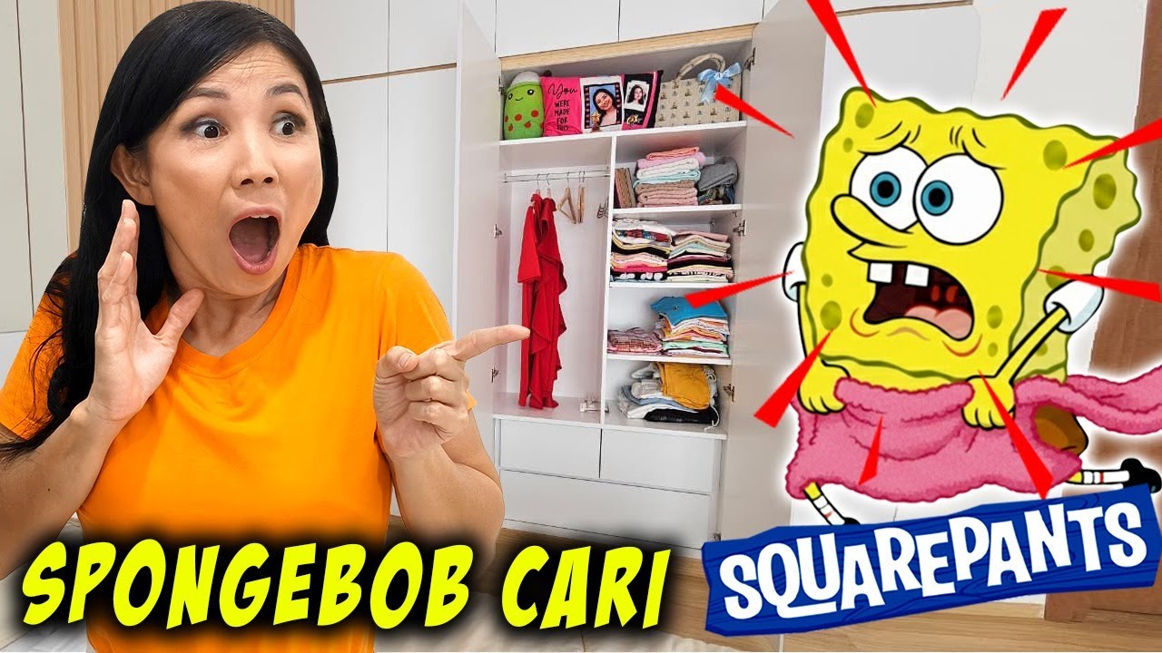 SPONGEBOB MENCARI KOLOR SQUAREPANTS HILANG DI RUMAH BARU CnX !