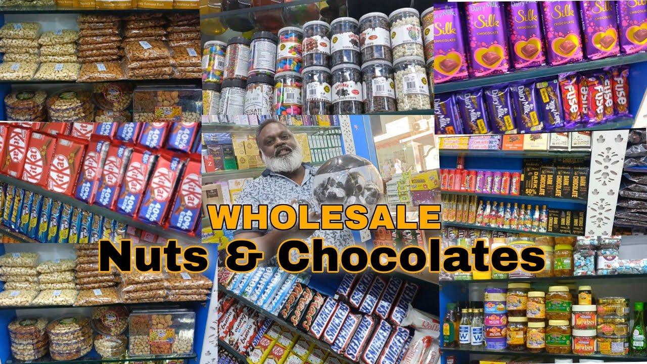 WHOLESALE Nuts and Chocolates | AL Noora at Mannady 🤤🍫🍡🍥🍭🧁