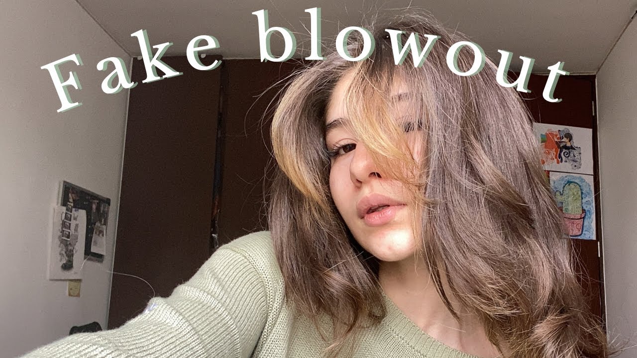 Fake Blowout Tutorial Con Plancha | Cepillado 90’s