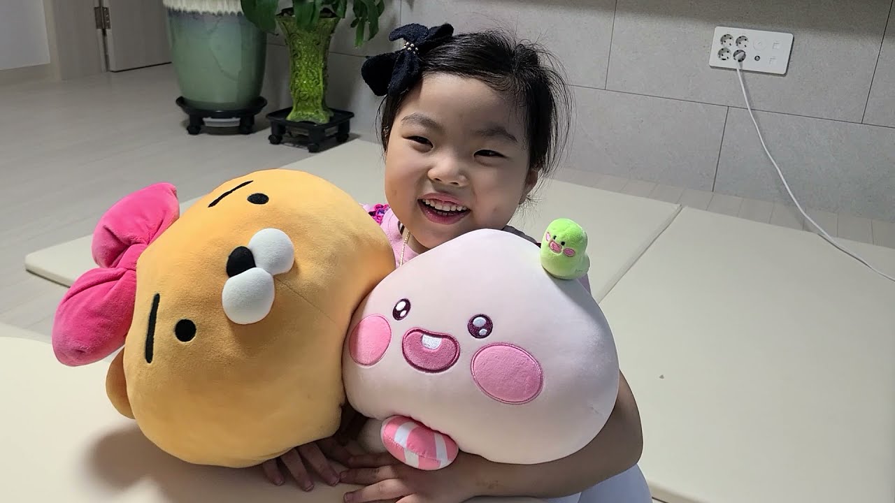 [보조개공주] 카카오프렌즈 어피치인형 공개!! (Thanks to 세아이모)