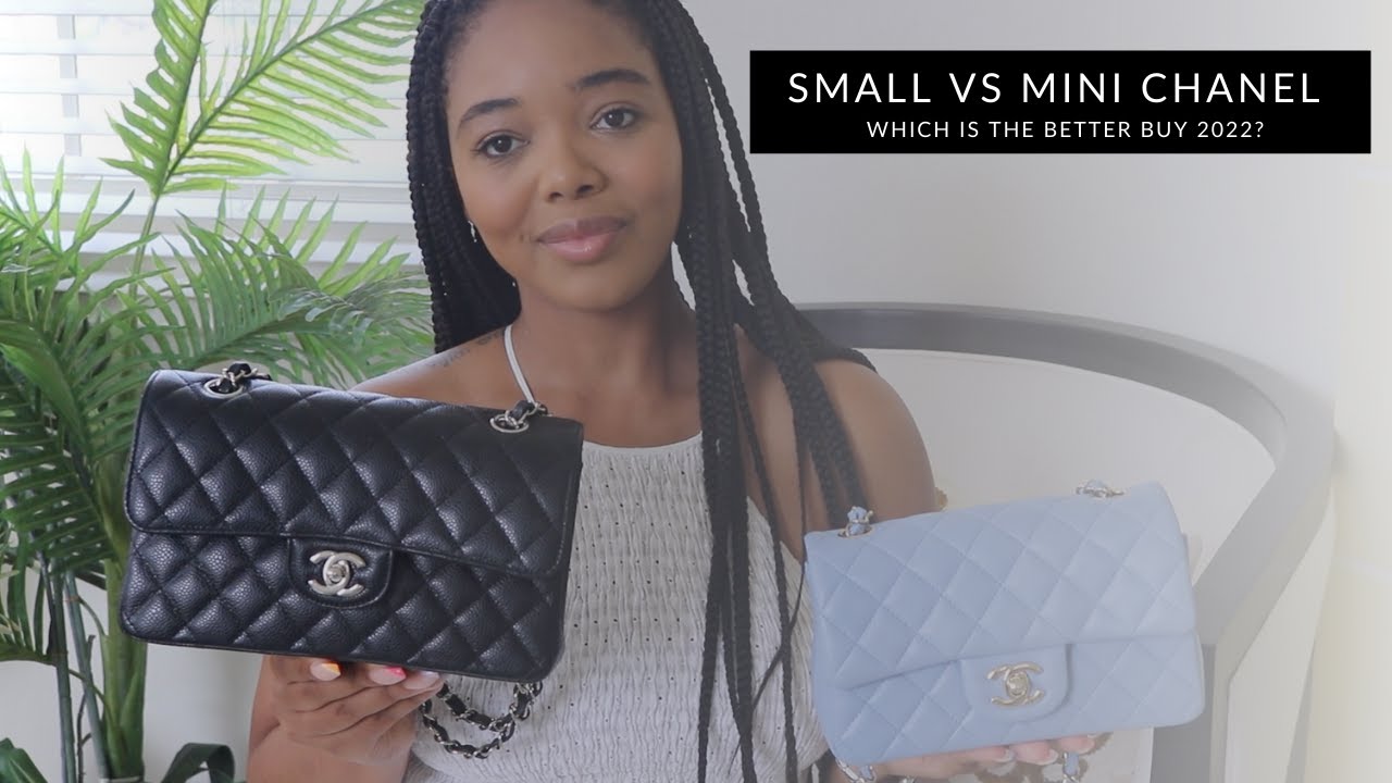 Мини и маленький Chanel Classic Flap | Сравнение размеров, модификаций и цен | CRAYNEG