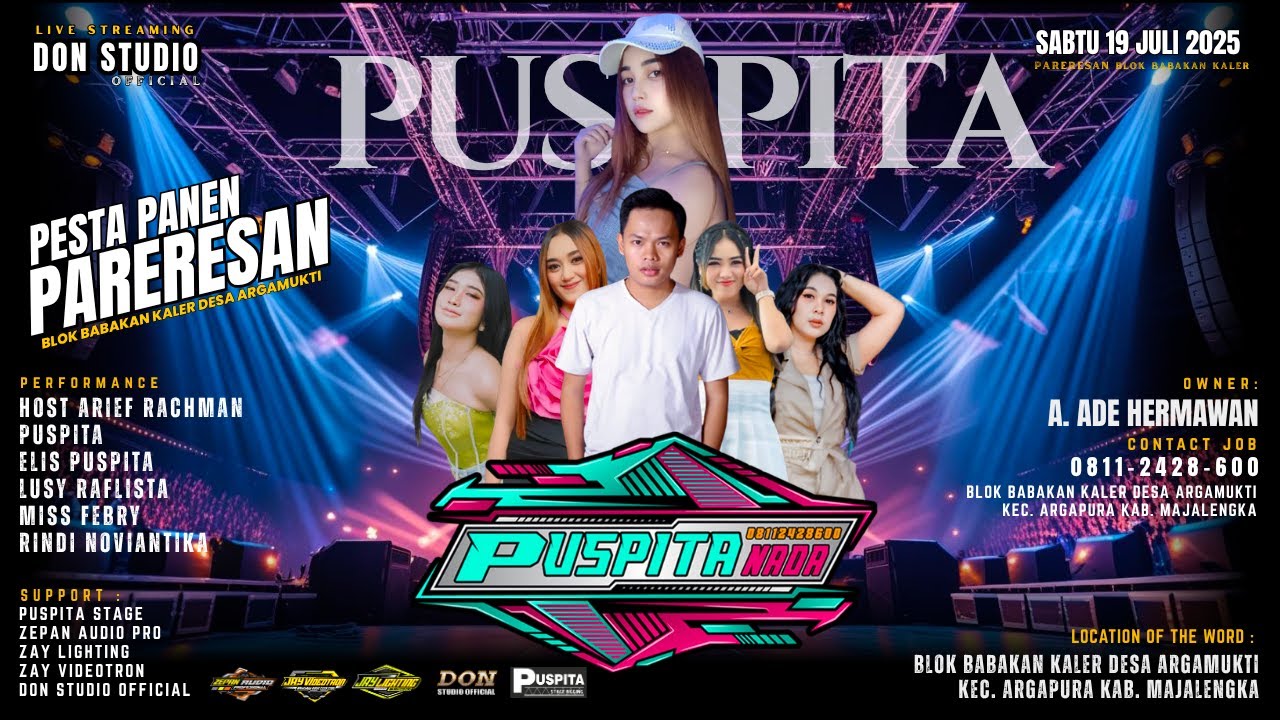 LIVE MUSIC SEASON MALAM PUSPITA NADA // PESTA PANEN PARERESAN BLOK BABAKAN KALER DESA ARGAMUKTI