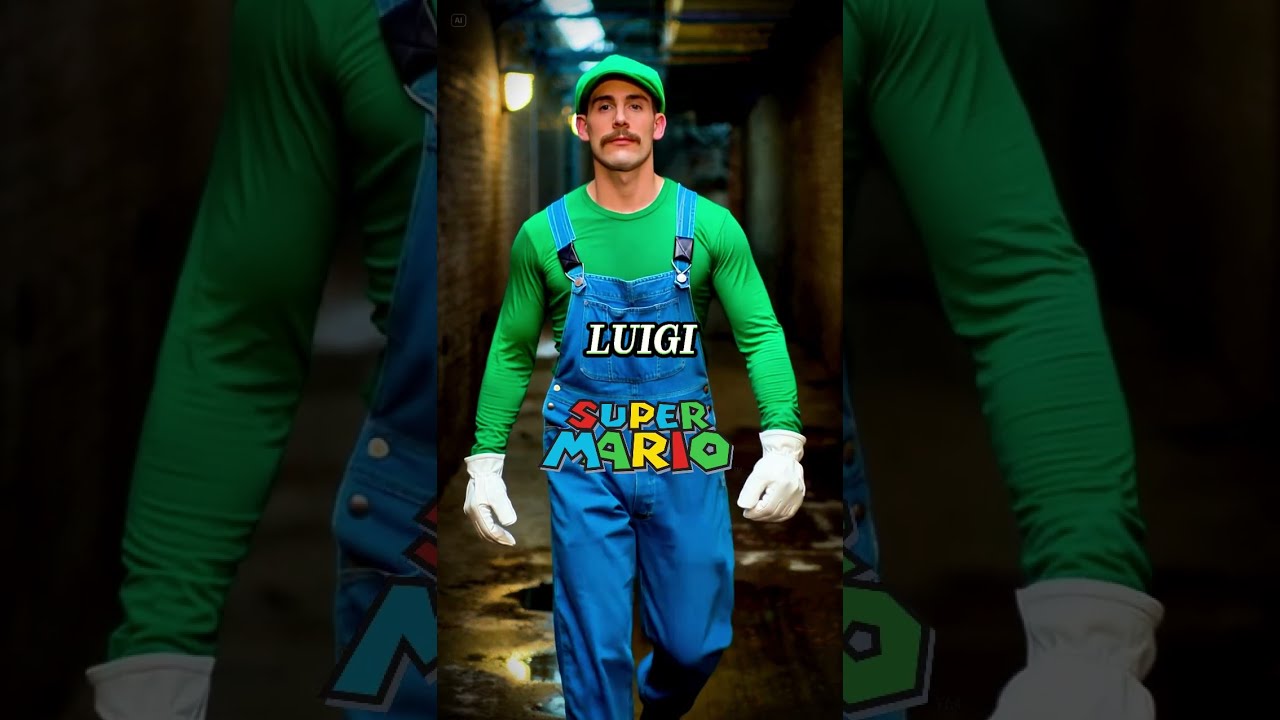 What if video game characters were real? 🤯 #ai #mariobros #streetfighter #contra #doubledragon