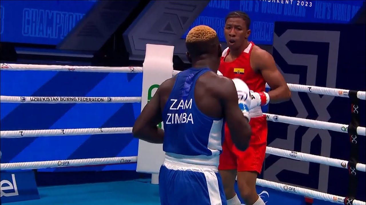 R64 (71KG) RODRIGUEZ JOSE (ECU) vs ZIMBA STEPHEN (ZAM) | IBA Men's World Boxing Championships 2023