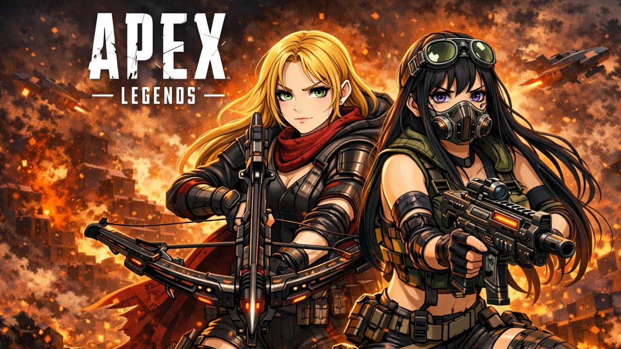 APEX with shan🦀🩵 エラ落ちした😭😭