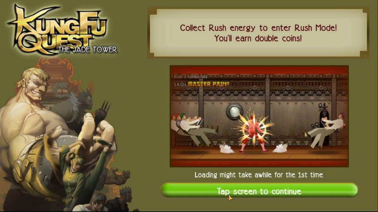 KungFu Quest-The Jade Tower - Universal Challenging stages Gameplay.
