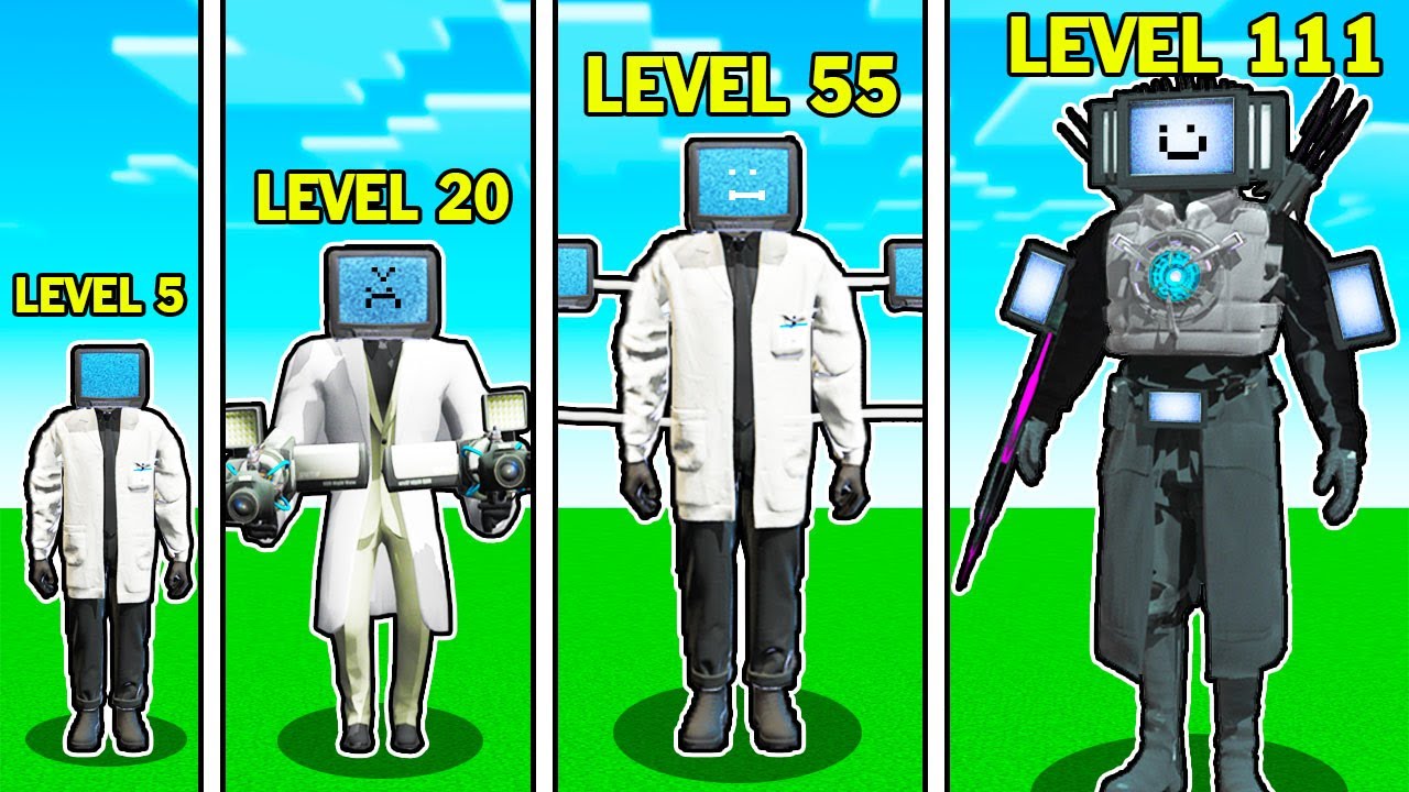 TITAN SCIENTIST TV MAN GÜÇLENİYOR - 😨 Minecraft