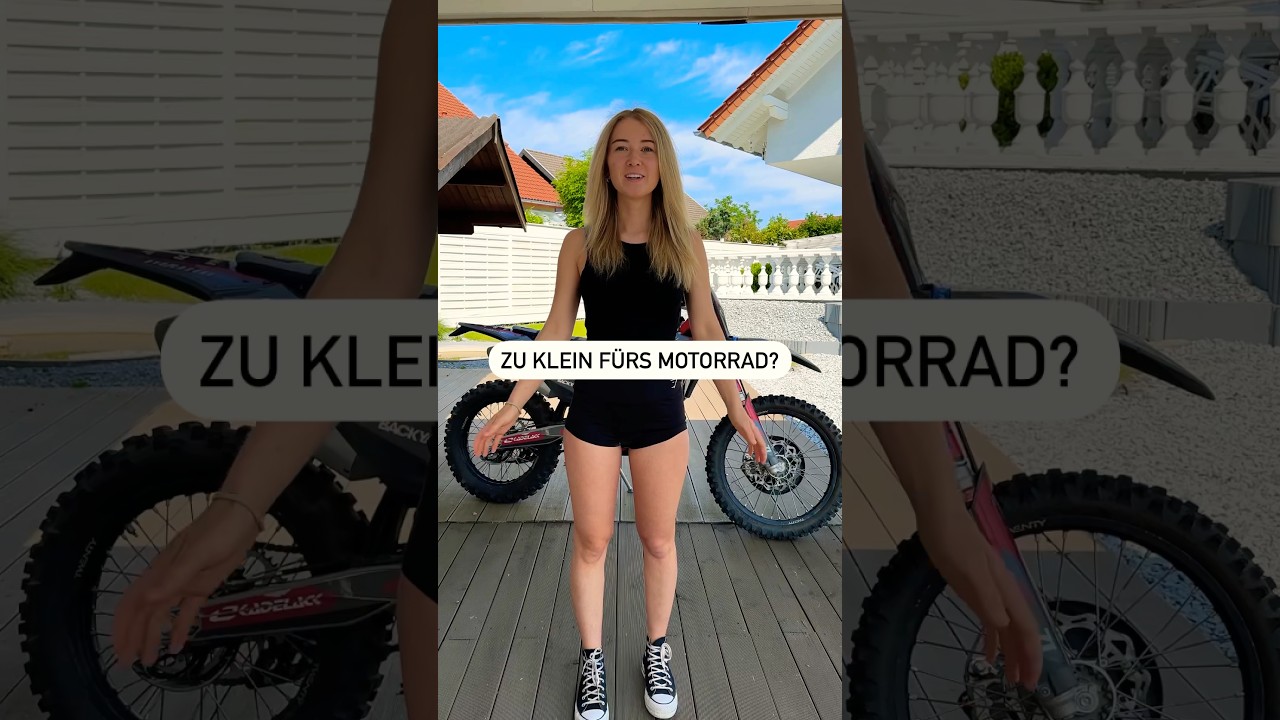 Zu klein f&uuml;rs Motorrad?