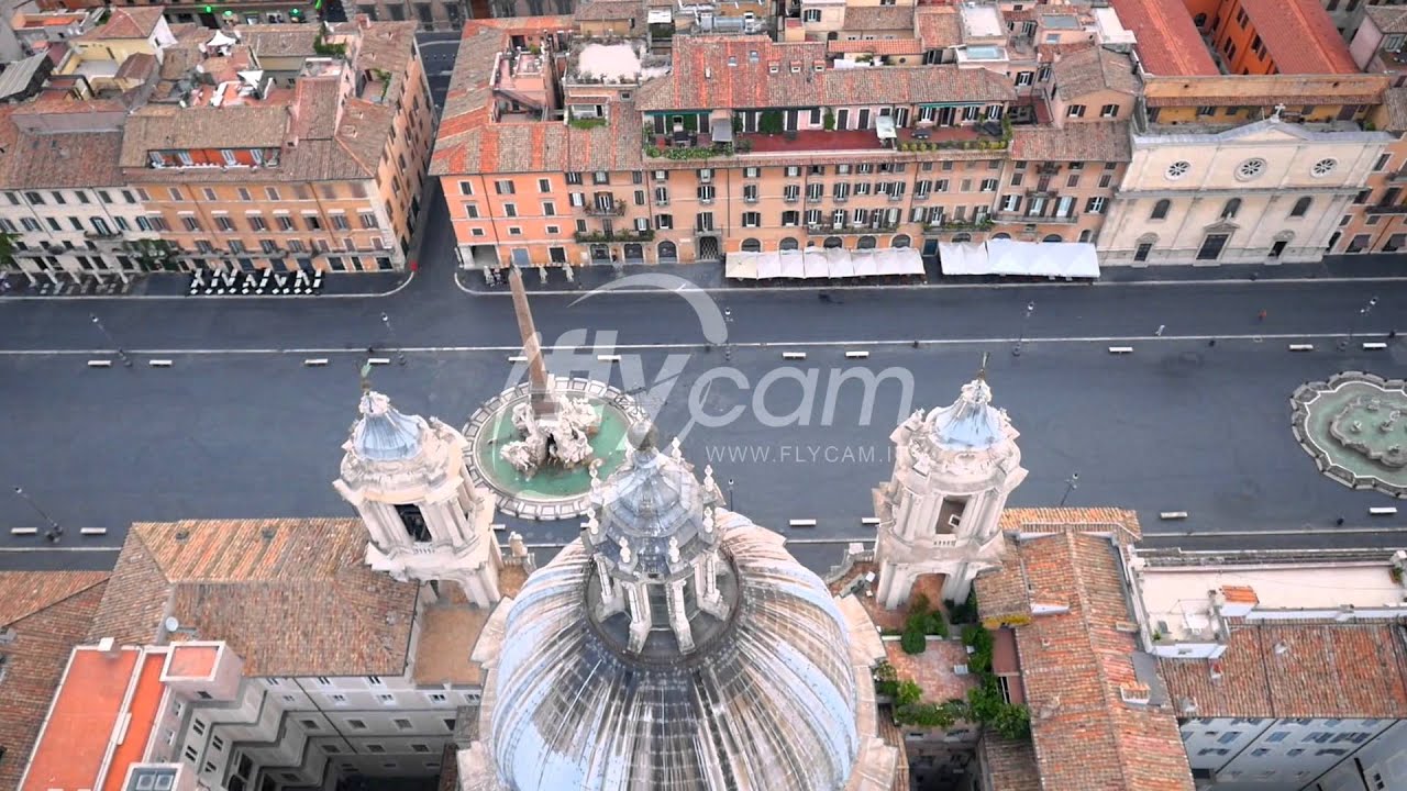 Riprese Aeree con Drone - Roma - Piazza Navona