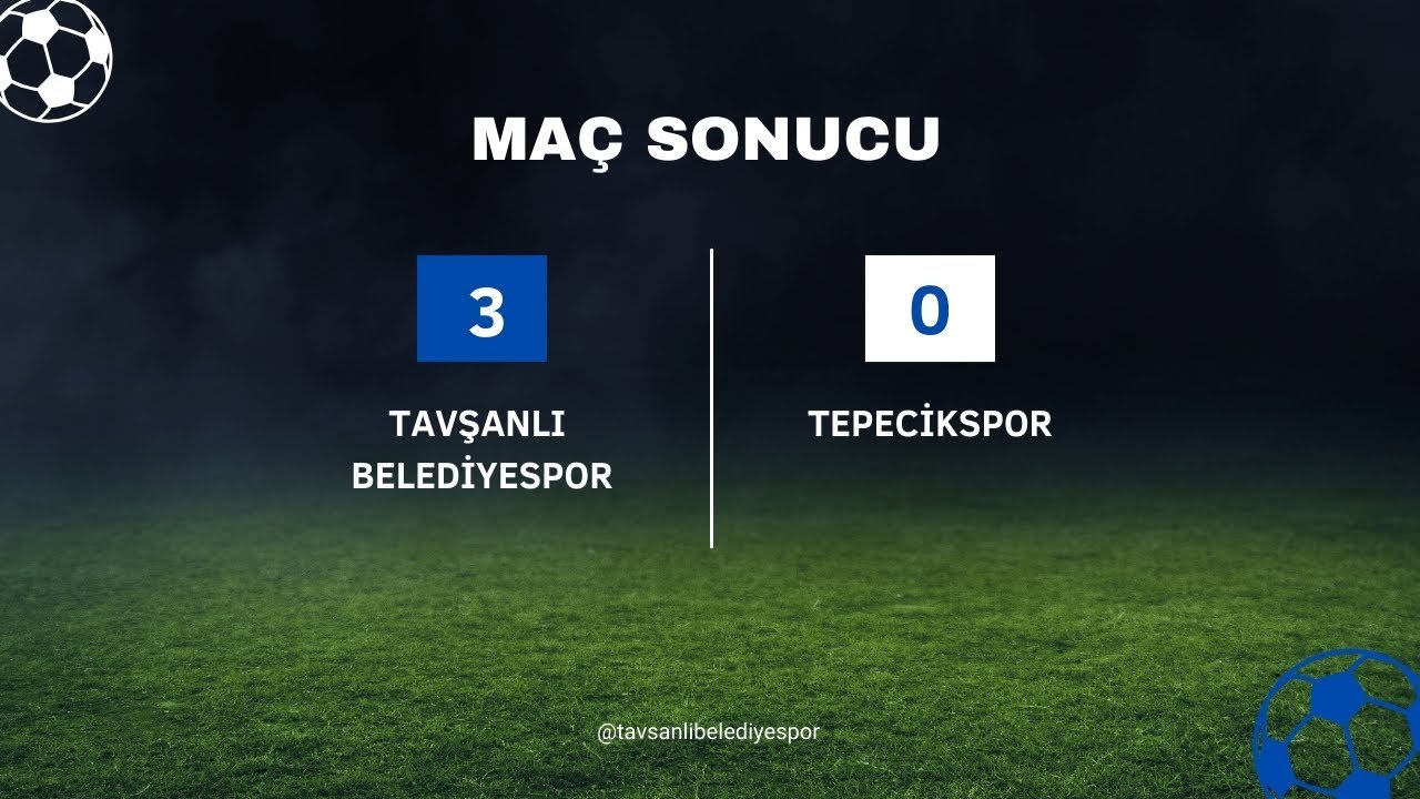 RMK MARİNE TAVŞANLI BELEDİYESPOR 3 - 0 TEPECİKSPOR (30.11.2025)