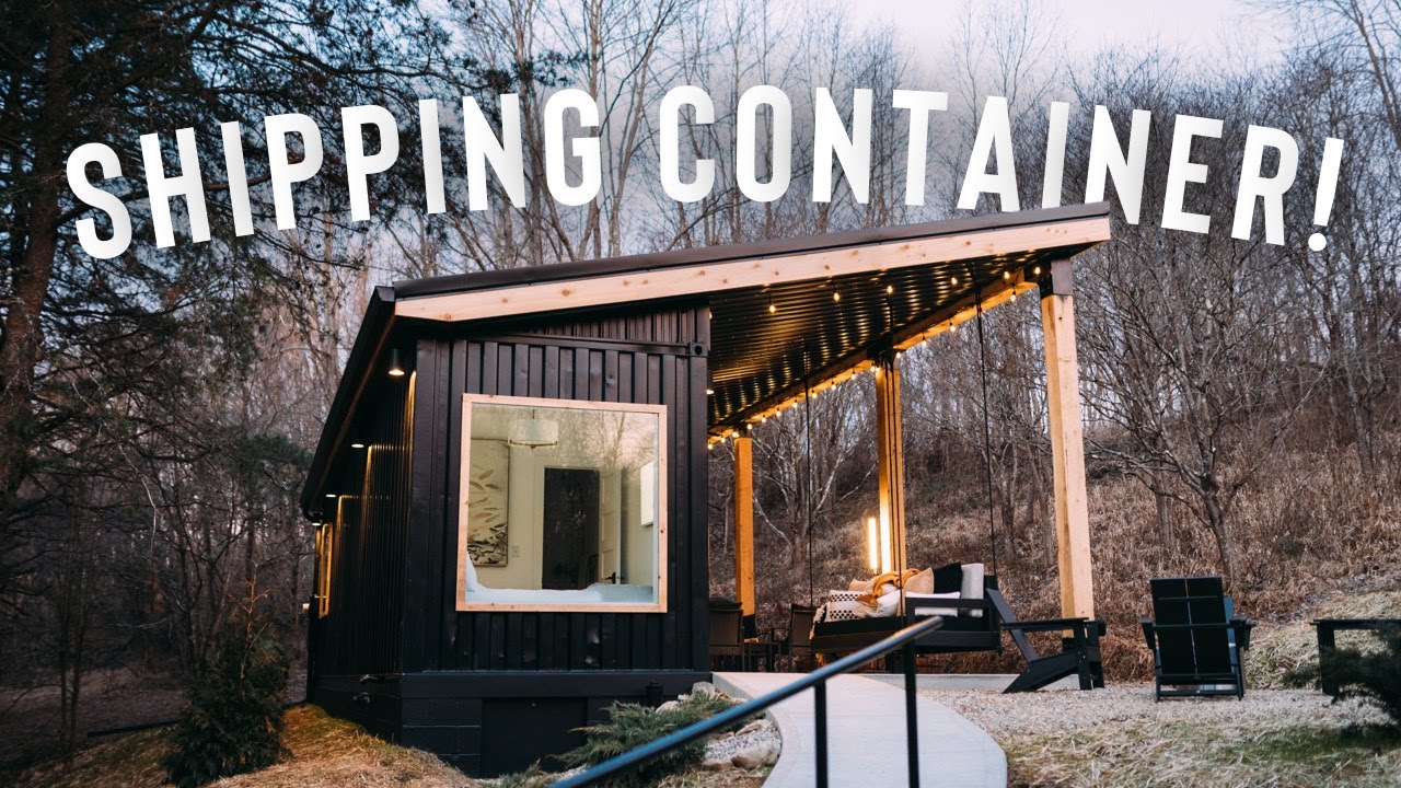 *COZY* SHIPPING CONTAINER AIRBNB FULL TOUR! | The Lily Pad