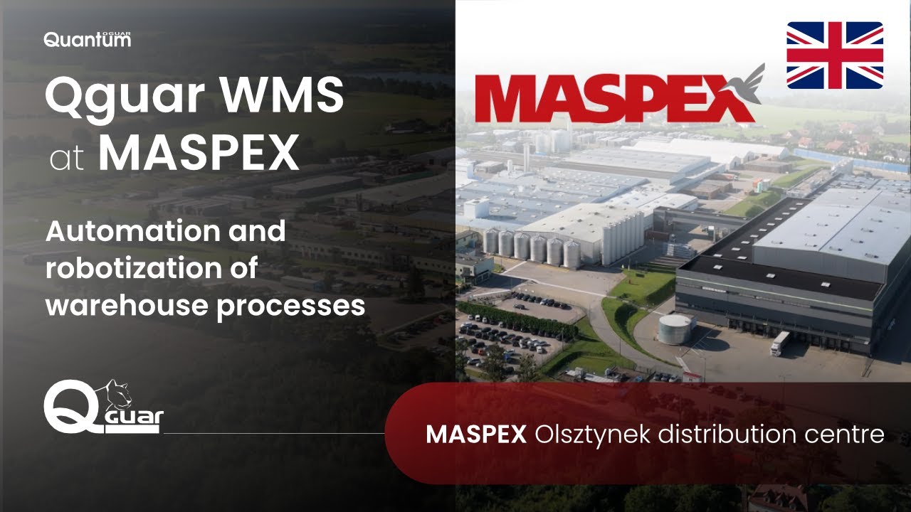 Qguar WMS at MASPEX – Automation and robotization of warehouse processes in Olsztynek