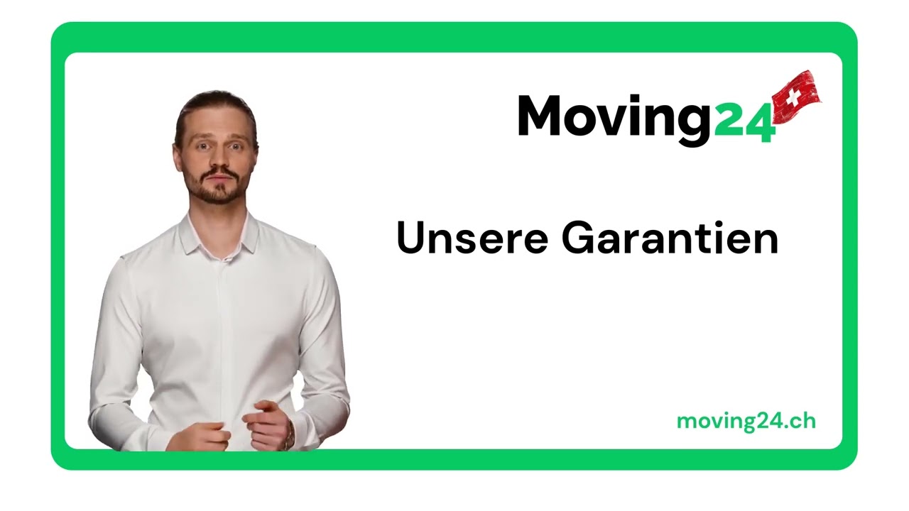 Unsere Garantien: Stressfreier Umzug mit Moving24.ch