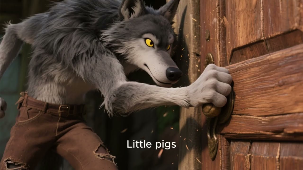 Three little pigs story