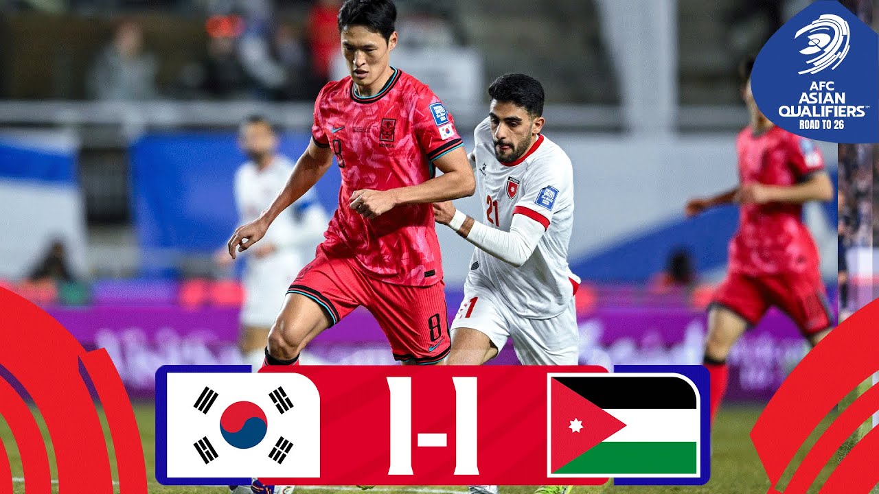 Early lead &ndash; missed chance! | Korea Republic - Jordan | Highlights #AsianQualifiers Road To 26