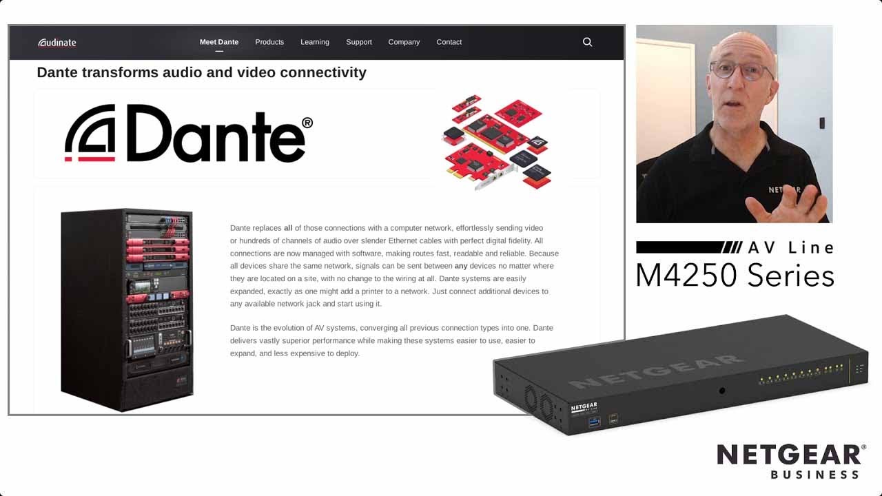 Dante Switch Configuration Guide for M4250 Switches | NETGEAR ProAV Partners