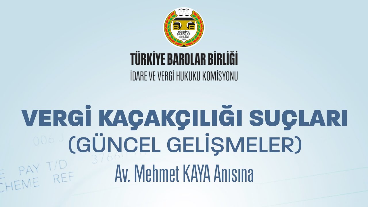 VERGİ KAÇAKÇILIĞI SUÇLARI (GÜNCEL GELİŞMELER)