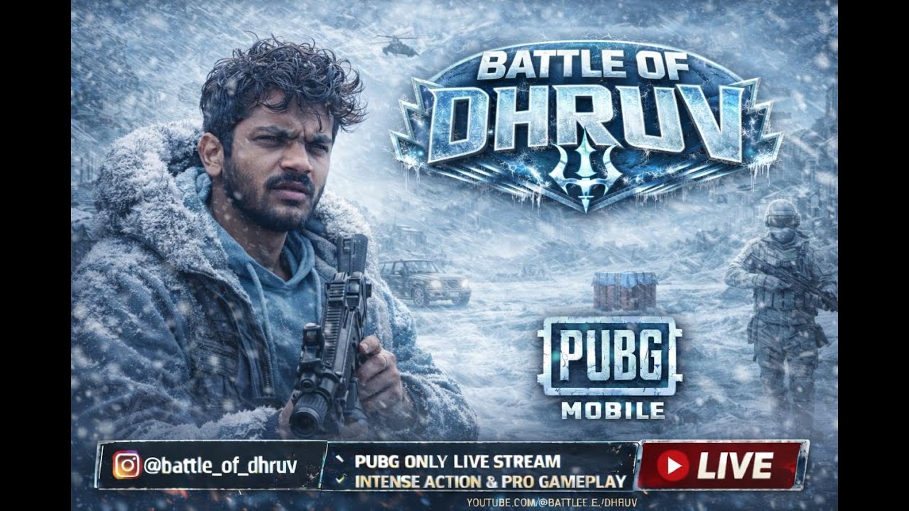 🔴 LIVE PUBG Mobile | international student | PUBG From USA | Battle_of_Dhruv